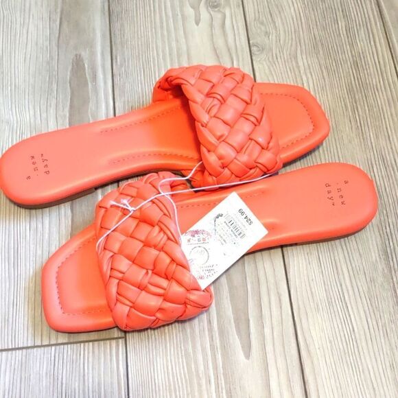 (18-2609) 🔥3/$20🔥 A New Day Pink Carissa Sandals Size 9.5 - Picture 7 of 11